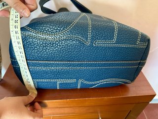 Bolso Tote Piel Carolina Herrera Negro/Azul
