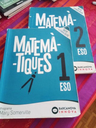 Libros de texto de Matemáticas 3 y 4 ESO