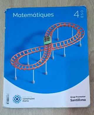 Libro Matemáticas 4 ESO Santillana