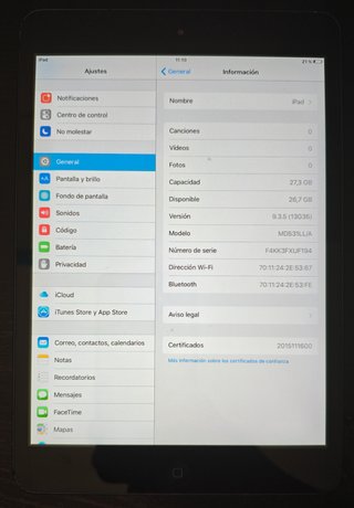 iPad Mini Wifi - 1a Generación