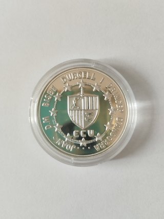 Moneda Plata 10 Diners Andorra 1991