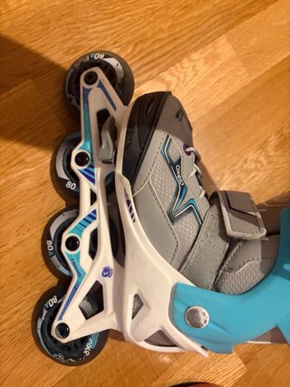 Patines infantiles con bolsa y casco