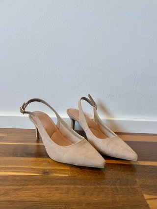 Tacones New Look Slingback Marrón Claro