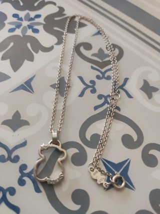 Collar Tous Oso Plata