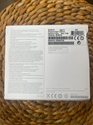 Apple TV 3ª Gen (A1469) con caja