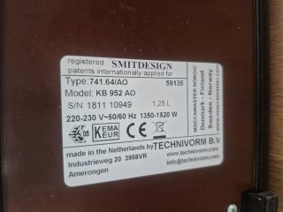 Cafetera Technivorm Moccamaster Negra