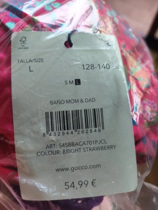 Bañador mujer Gocco Talla L estampado floral