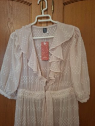 Vestido kimono SHEIN beige talla única