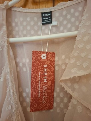 Vestido kimono SHEIN beige talla única