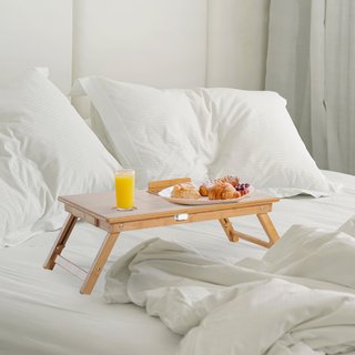 Tavolino da Letto per PC Portatile 55x35x22-32.5cm