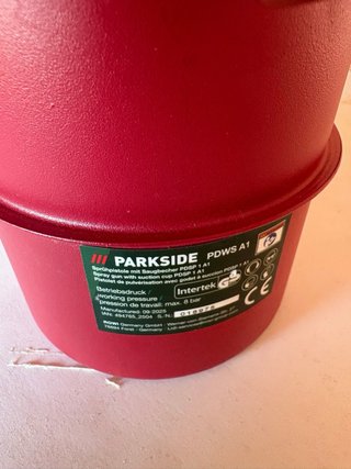 Pistola de pintura Parkside sin estrenar nueva