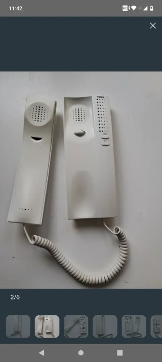 Telefonillo Tegui apertura portal blanco