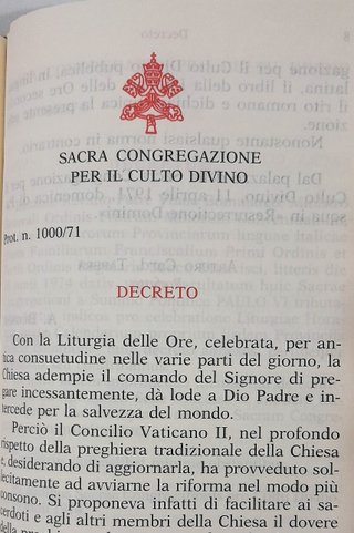 Liturgia Delle Ore Rito Romano Completa