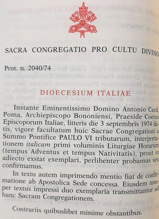 Liturgia Delle Ore Rito Romano Completa