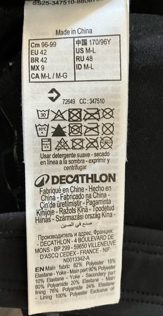 Bañador premamá Decathlon estampado cebra