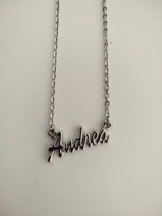Colgante nombre Andrea
