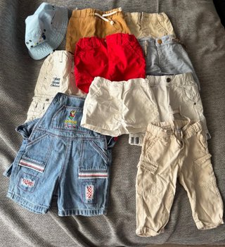 Lote Ropa Bebé: Shorts y Pantalones