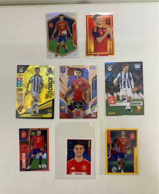 Lote Cromos Futbolista Zubimendi