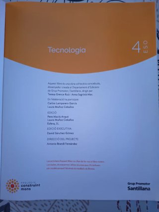 Tecnologia 4to ESO Santillana