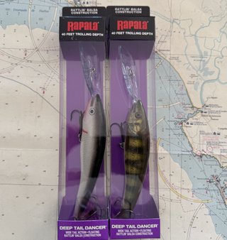 Lote 2 señuelos Rapala Deep Tail Dancer 13cm   153