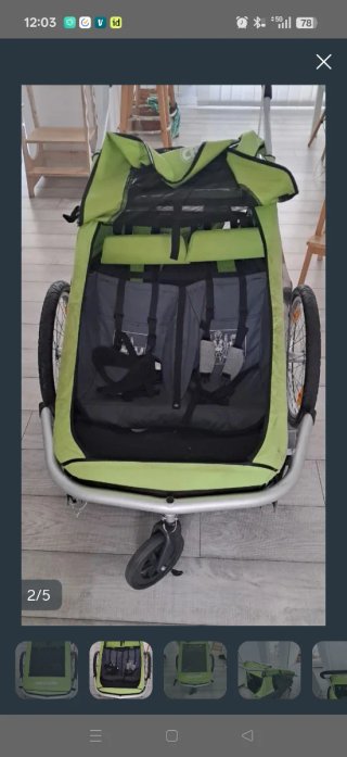 Carro Croozer Kid 2 Niños
