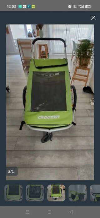 Carro Croozer Kid 2 Niños
