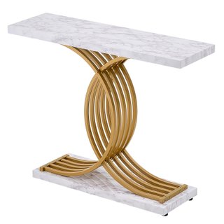 Tavolo Stretto Dietro Divano 100x30x81cm Corridoio