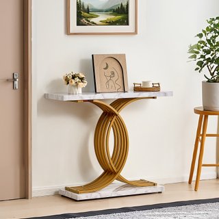 Tavolo Stretto Dietro Divano 100x30x81cm Corridoio