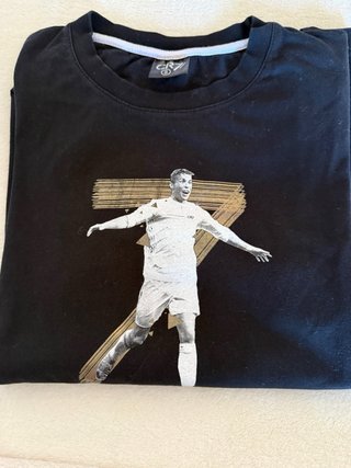 Camiseta Cristiano Ronaldo Negra Talla M