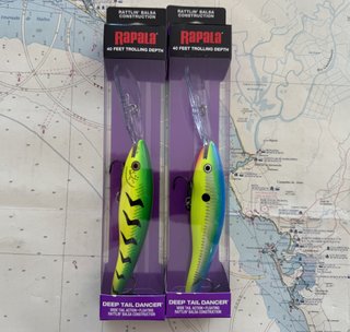 Lote 2 señuelos Rapala Deep Tail Dancer 13cm   156