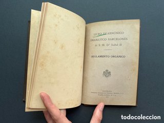 Lote Liceo Barcelonés – Reglamento 1838 Catalunya