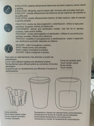 Calientabiberones y Esterilizador 5en1 Suavinex