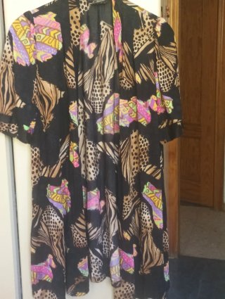 Kimono estampado multicolor.. del corte inglés..