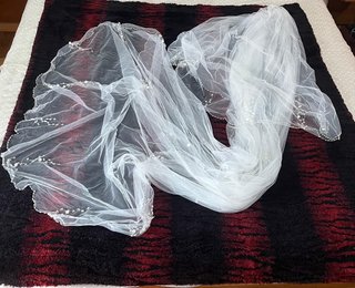 velo de novia de alta calidad, como nuevo
