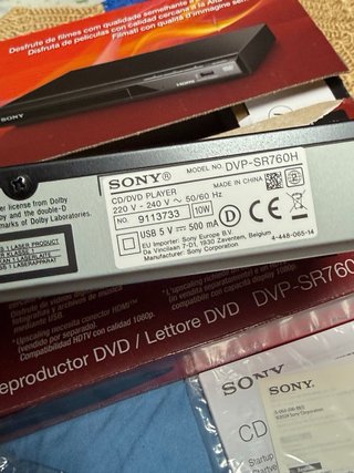 Sony DVP-SR760H - Reproductor de DVD/CD con HDMI