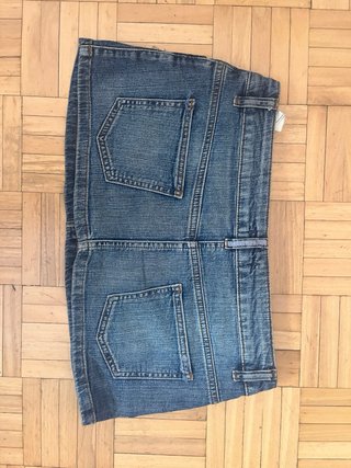 Minifalda vaquera azul