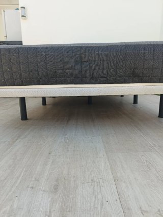 Cama de 1'50, colchón COCONUT (alta gama) y base.
