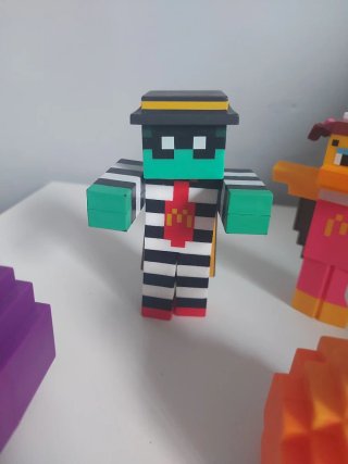 Set Figuras Minecraft McDonald's