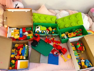Tren números + avión LEGO DUPLO original