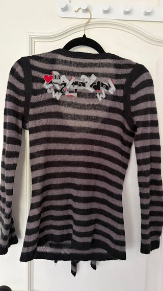 Jersey lana fino rayas desigual