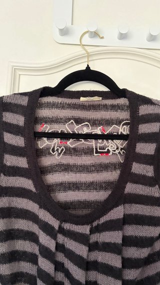 Jersey lana fino rayas desigual
