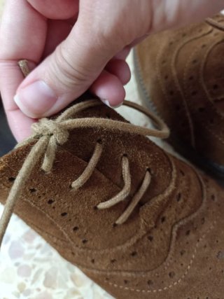 Mocasines ante marrón mujer
