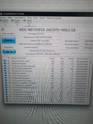 Disco Duro WD 1TB WD10SPZX