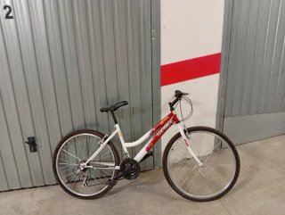Bicicleta TOPBIKE 50 blanca y roja