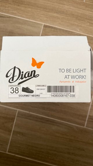Zapatos de trabajo Dian negros