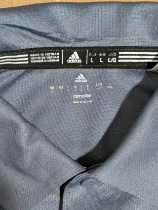 Polo Adidas Climacool Gris Talla L