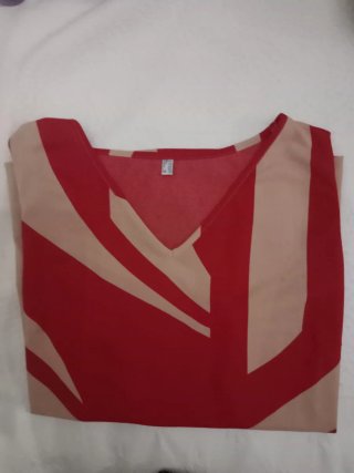 Blusa sin mangas con estampado