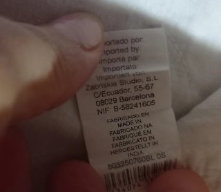 Pantalón corto blanco Natura Talla S