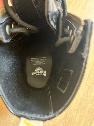 Botas Dr. Martens negras con cremallera