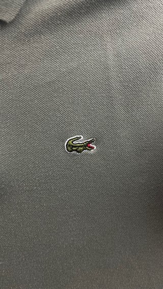 Polo Lacoste Vintage Verde Oliva Talla M